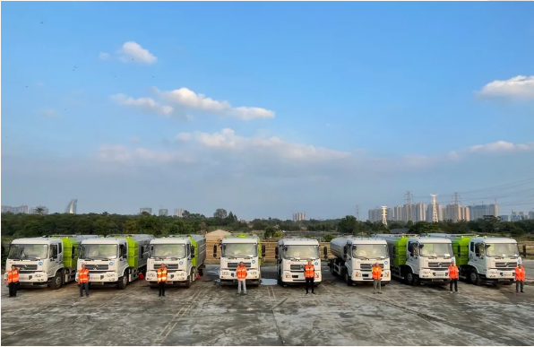 快！准！稳！VSPORTS胜利因您更精彩速度保障高明环卫项目高效进场 —— 山水之间，最是高明