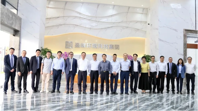 中国环境监测总站及省市区领导一行莅临VSPORTS胜利因您更精彩环境调研指导