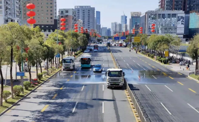 虎虎生威迎新春丨VSPORTS胜利因您更精彩环境环卫作业扮靓城市佳节新容颜